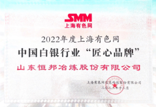 2022年度上海有色网中国白银尖叫视频APP会员下载“匠心品牌”